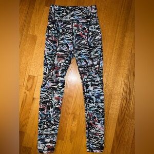 LULU LEMON PRINTED LEGGINGS